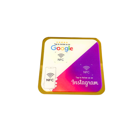 NFC Dual Instagram/Google Stand